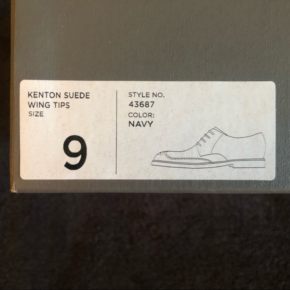 J.Crew “Kenton” Suede Wingtip Shoes - Picture 8 of 9